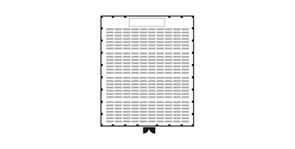 Theater Style 1,400 persons