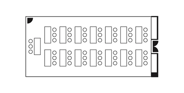 Classroom Style 42 persons