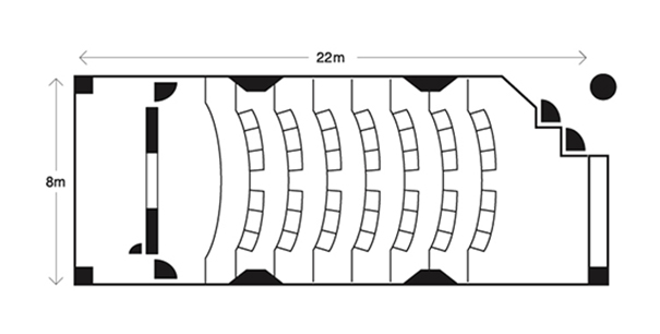 Classroom Style 42 persons
