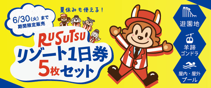 リゾート1日券 5枚セット