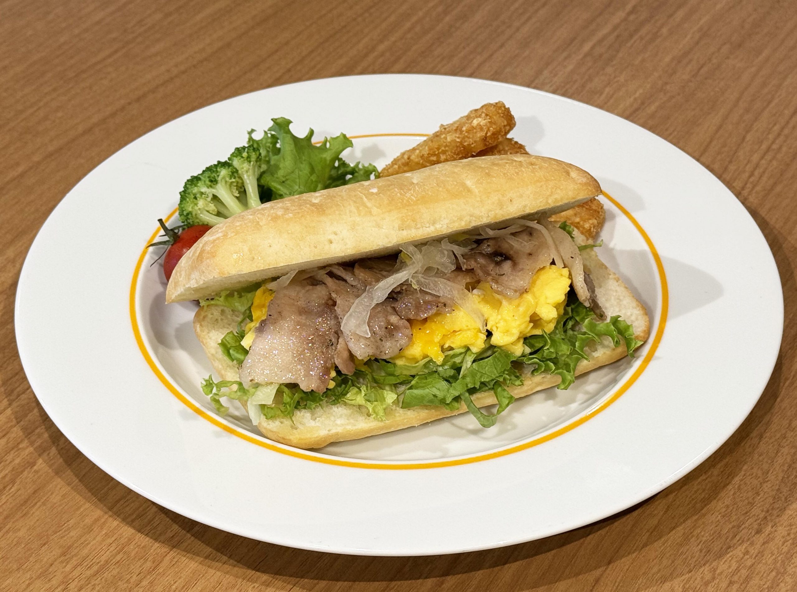 Ciabatta Sandwich -Rusutsu pork with Lemon-