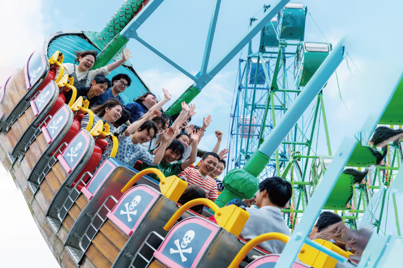 ルスツの遊園地で涼しく夏を楽しもう