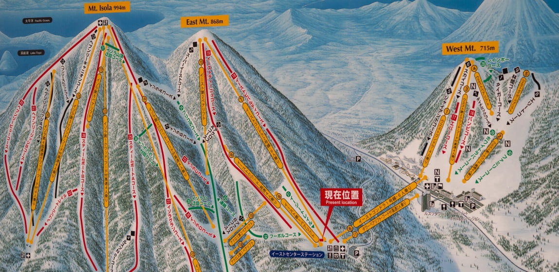 Trail Map - Rusutsu Resort Hokkaido Japan