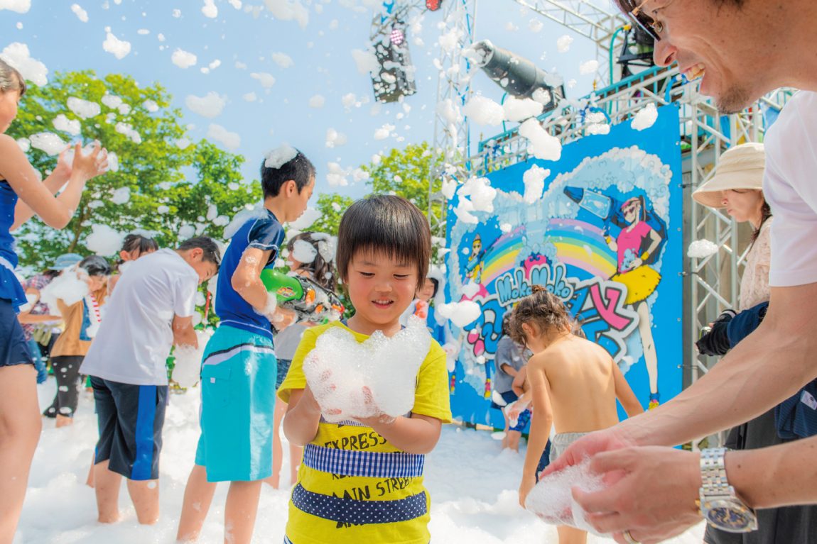 もこもこ泡かけ祭り