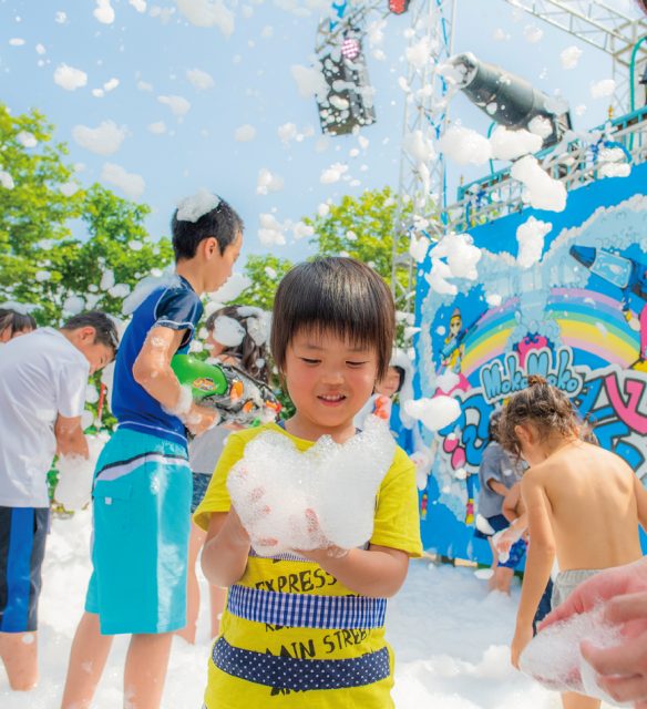 もこもこ泡かけ祭り