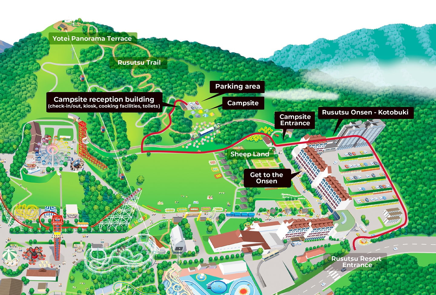 Trail Map - Rusutsu Resort Hokkaido Japan