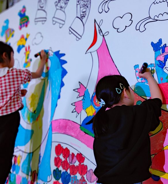 いっしょに作ろう！ぬりぬりウォールペイント