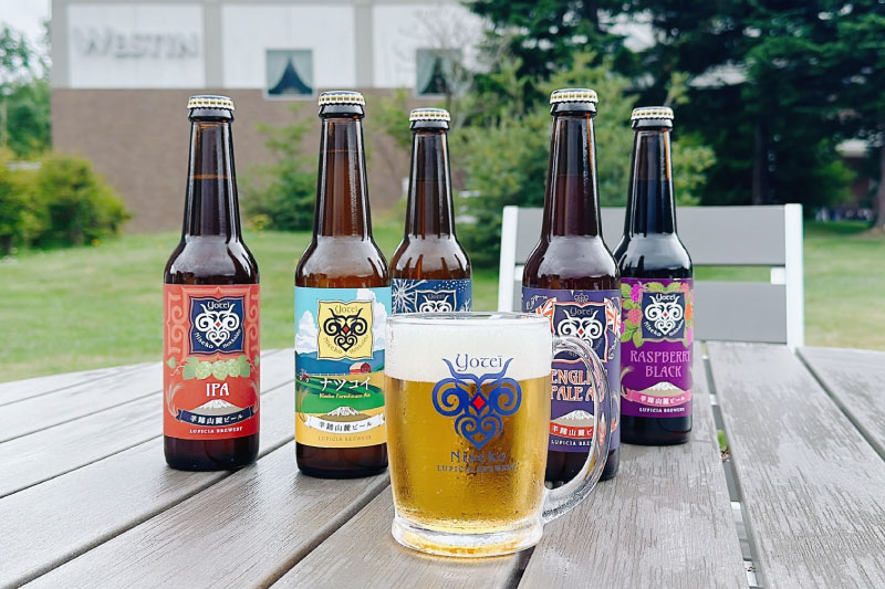 北海道のビールが楽しめる